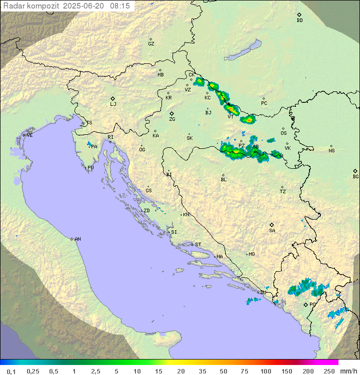 Padavine Hrvaška