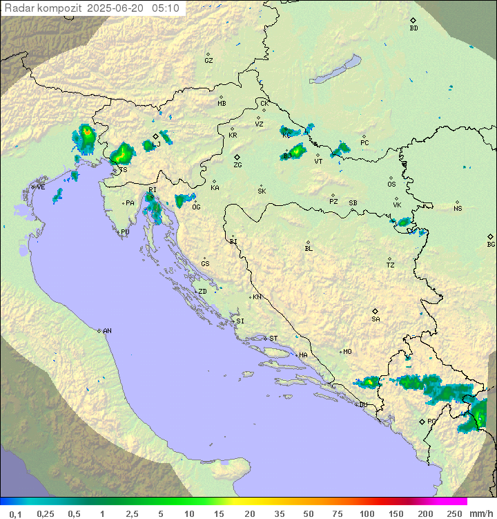 Padavine Hrvaška
