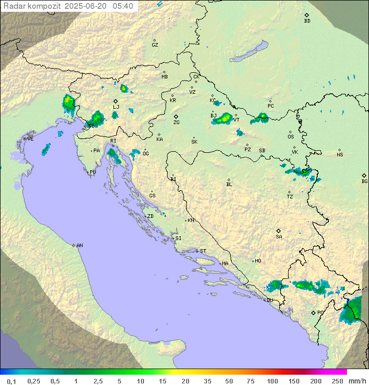 Padavine Hrvaška