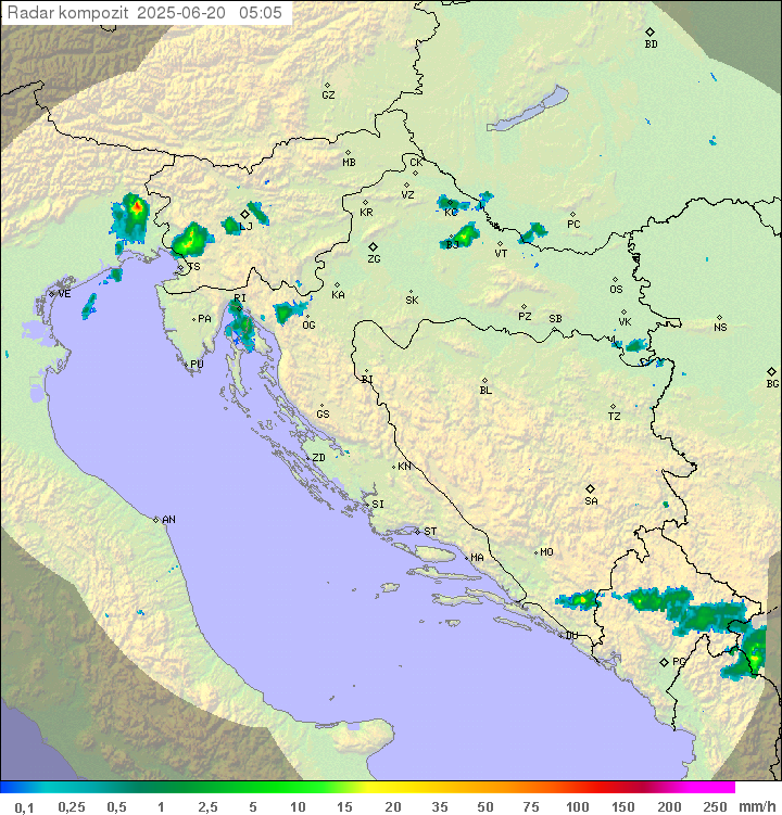 Padavine Hrvaška