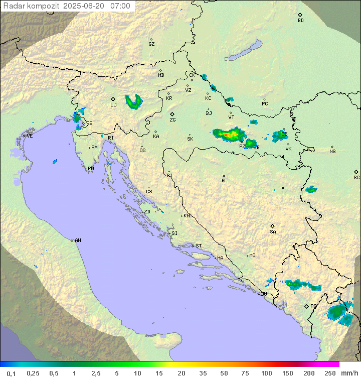 Padavine Hrvaška
