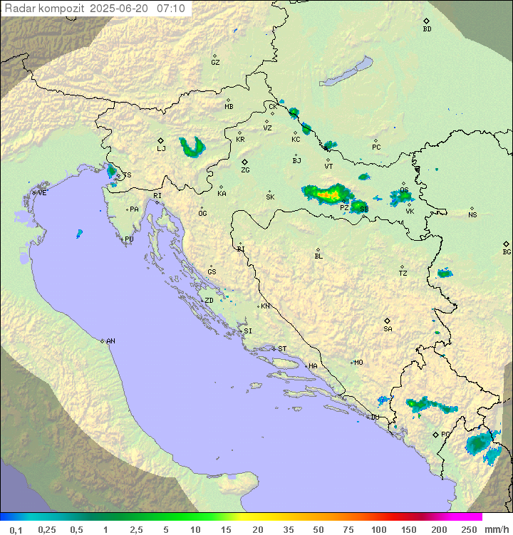 Padavine Hrvaška