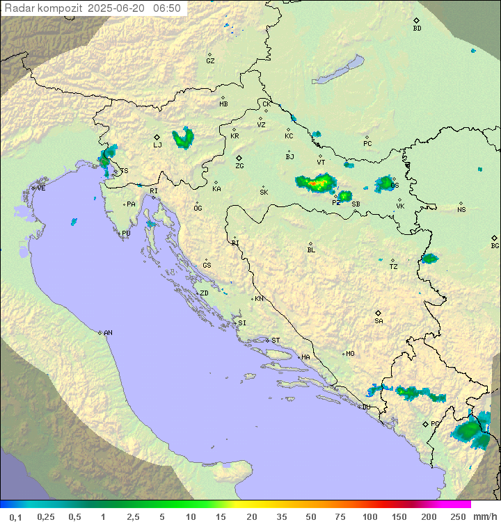 Padavine Hrvaška