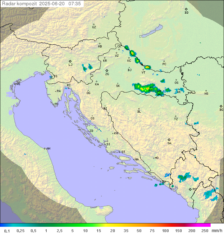 Padavine Hrvaška