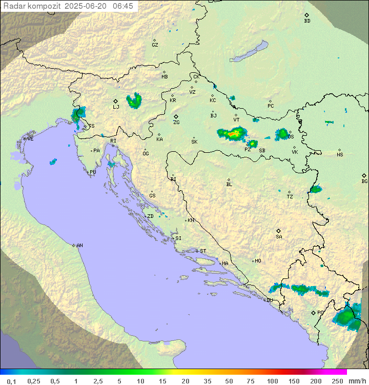 Padavine Hrvaška