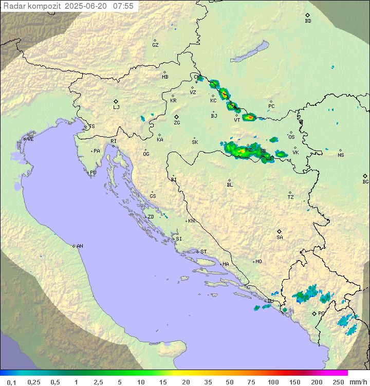 Padavine Hrvaška