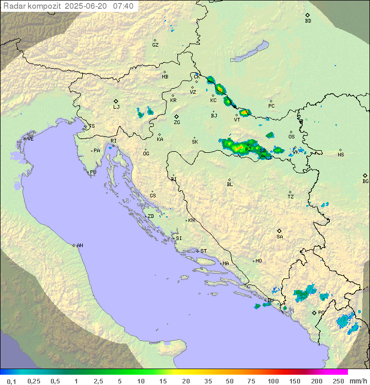 Padavine Hrvaška