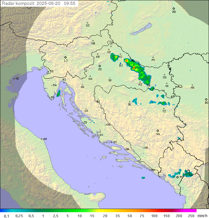 Padavine Hrvaška