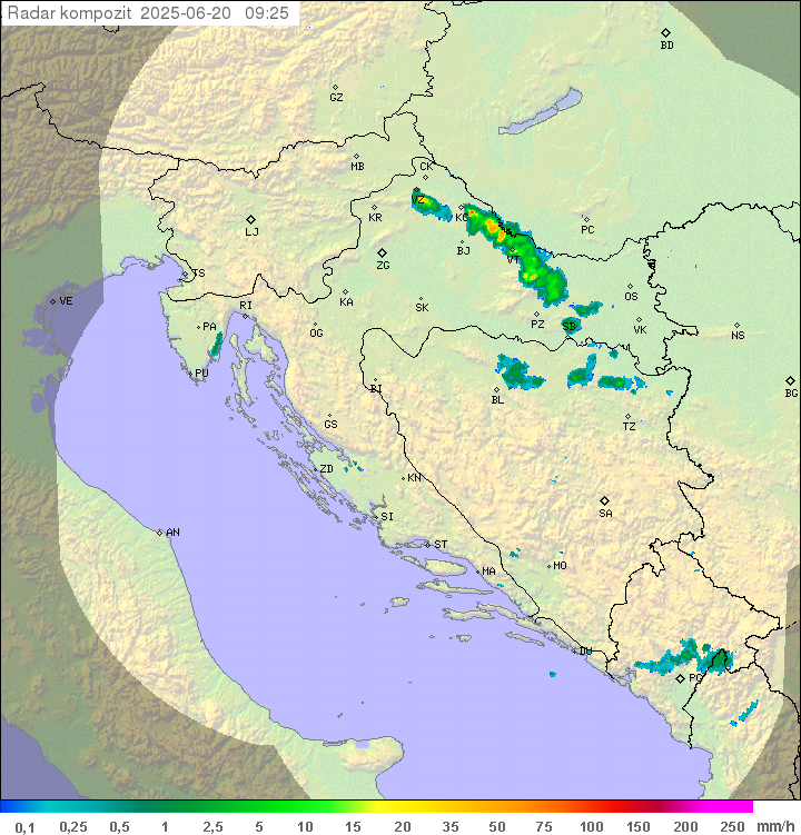 Padavine Hrvaška
