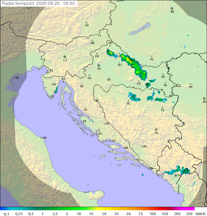 Padavine Hrvaška