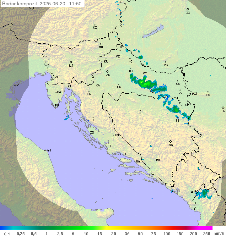 Padavine Hrvaška