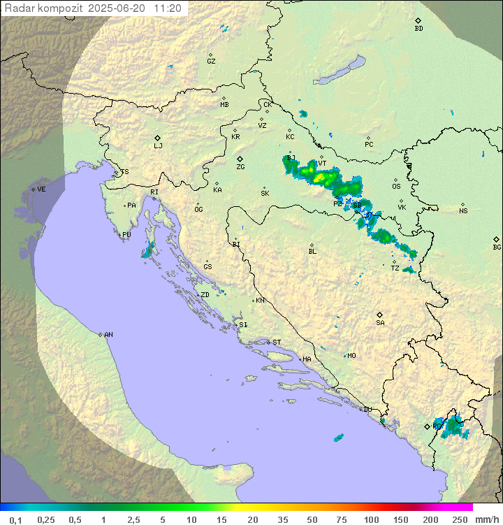 Padavine Hrvaška