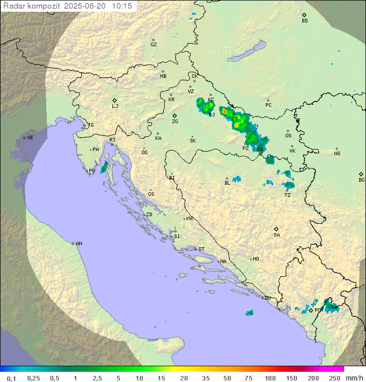 Padavine Hrvaška