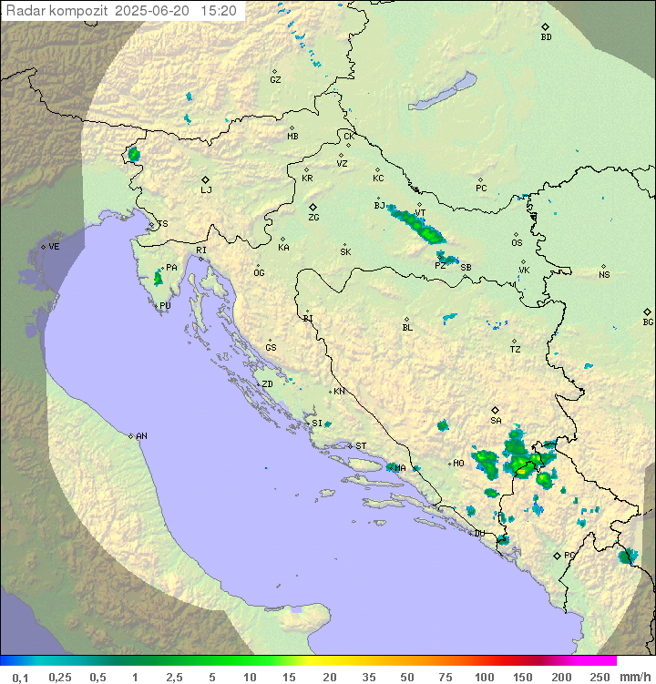 Padavine Hrvaška