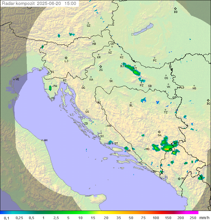 Padavine Hrvaška