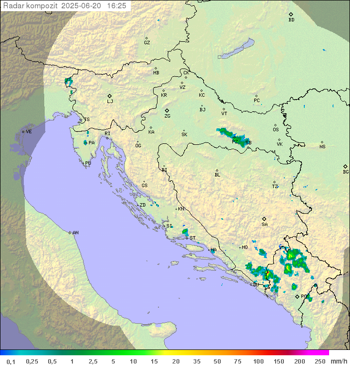 Padavine Hrvaška