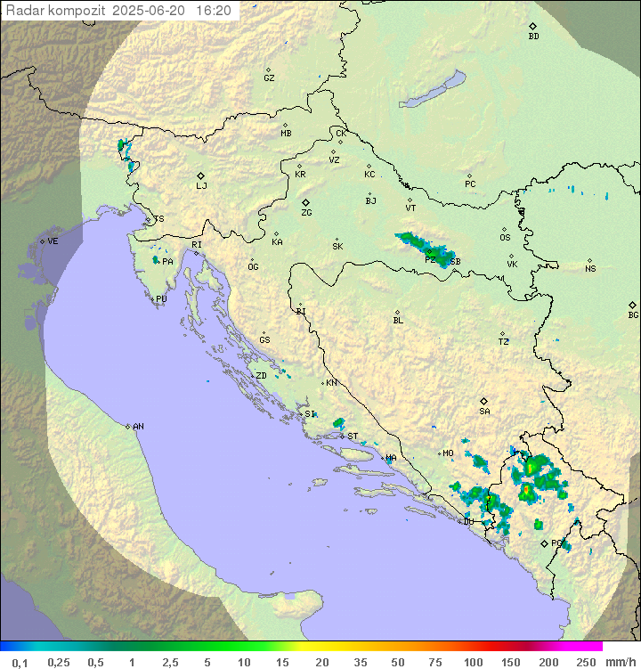 Padavine Hrvaška