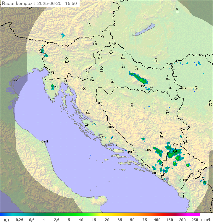 Padavine Hrvaška