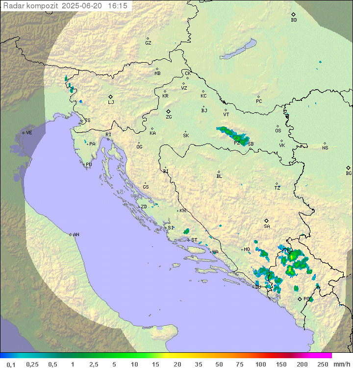 Padavine Hrvaška