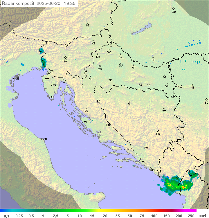 Padavine Hrvaška