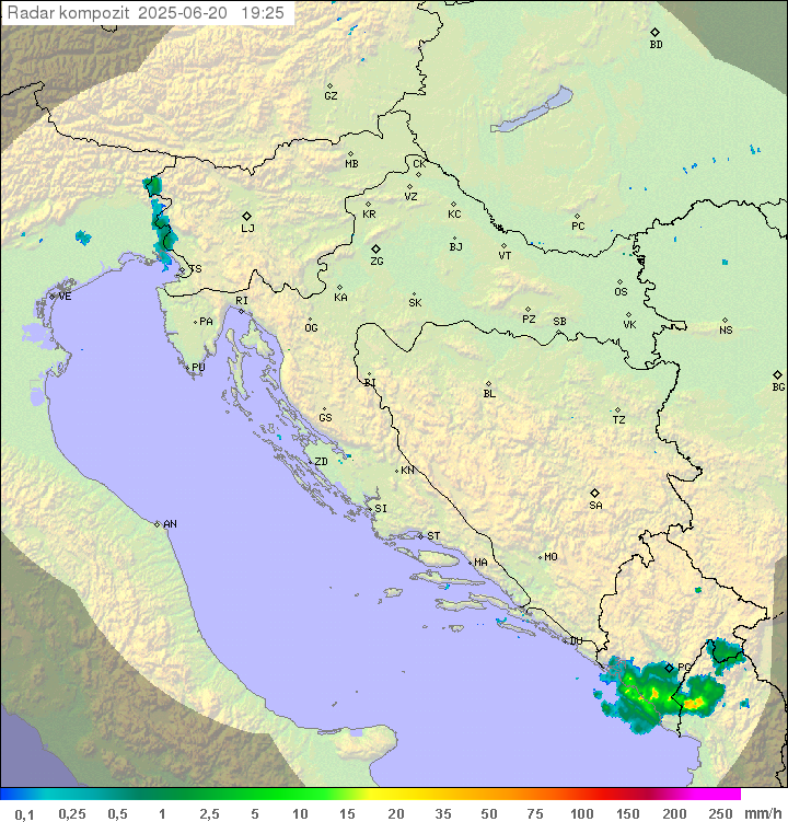 Padavine Hrvaška
