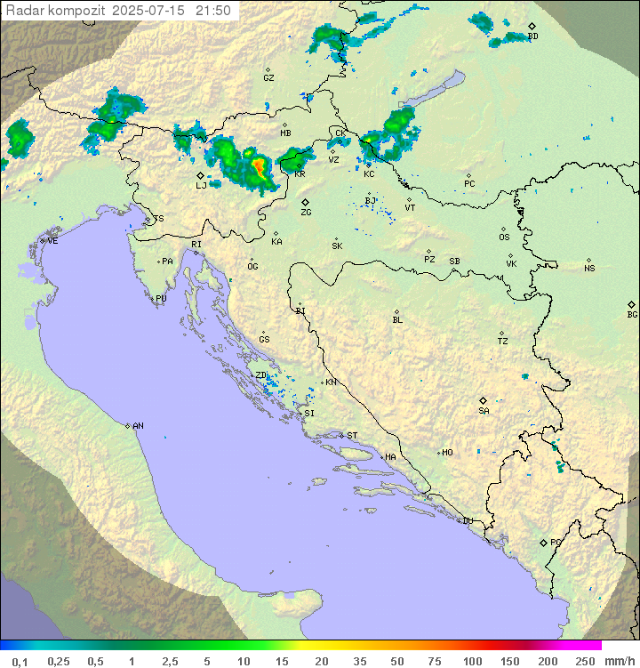 Padavine Hrvaška