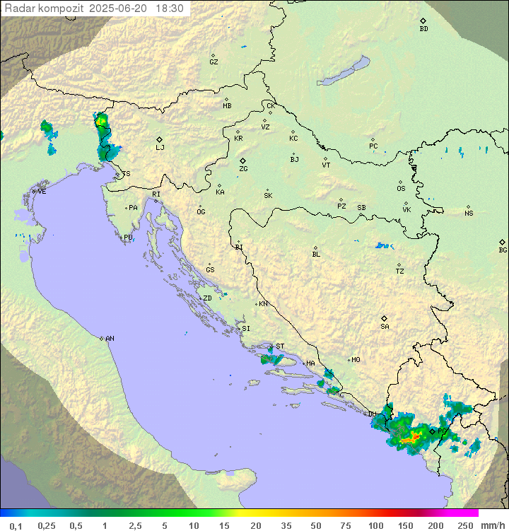 Padavine Hrvaška