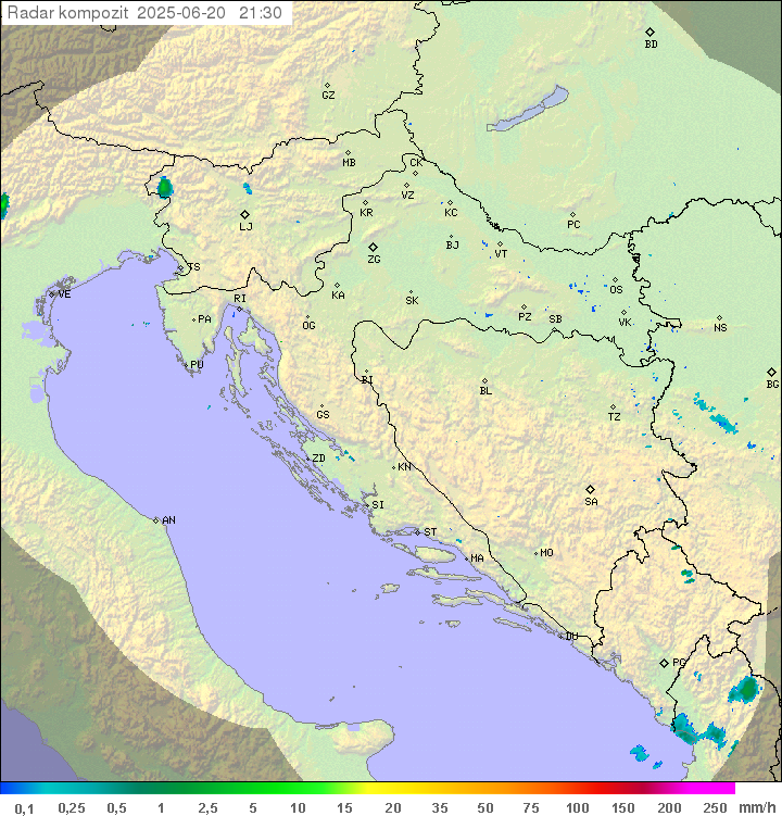 Padavine Hrvaška