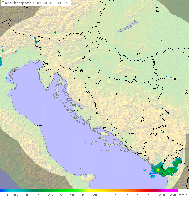 Padavine Hrvaška