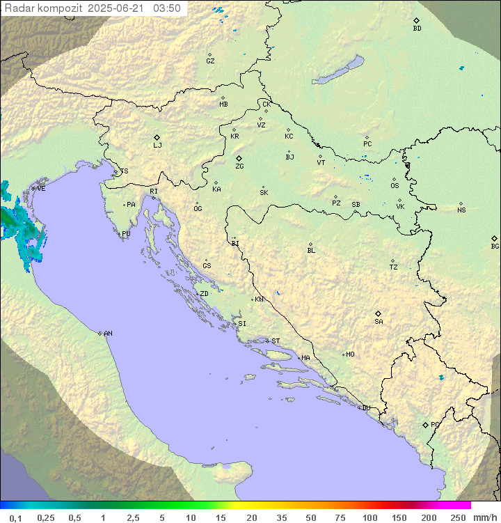 Padavine Hrvaška