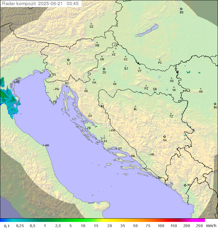 Padavine Hrvaška