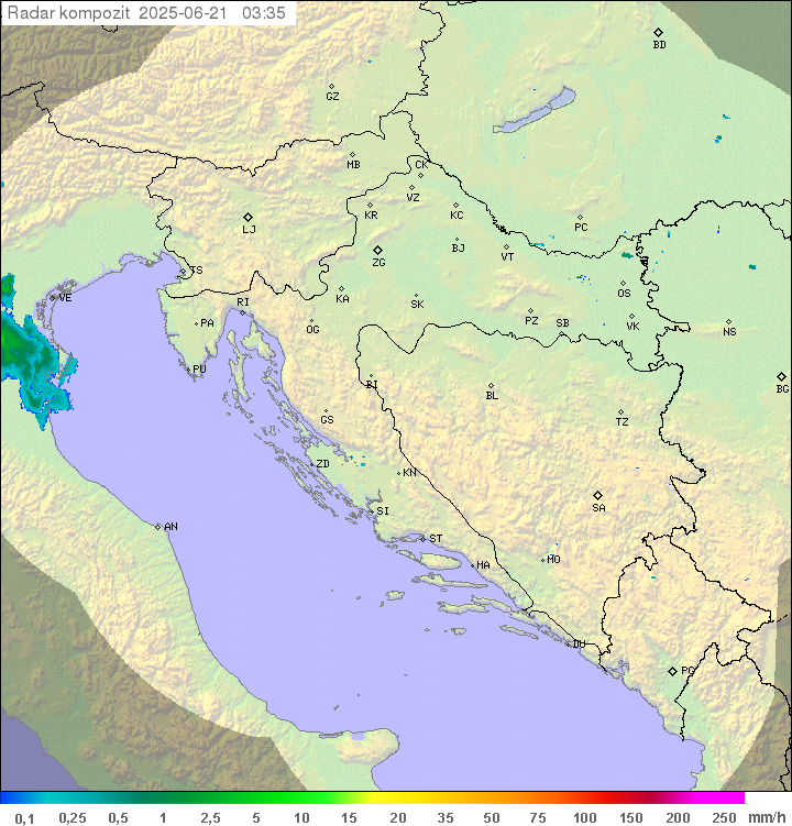 Padavine Hrvaška