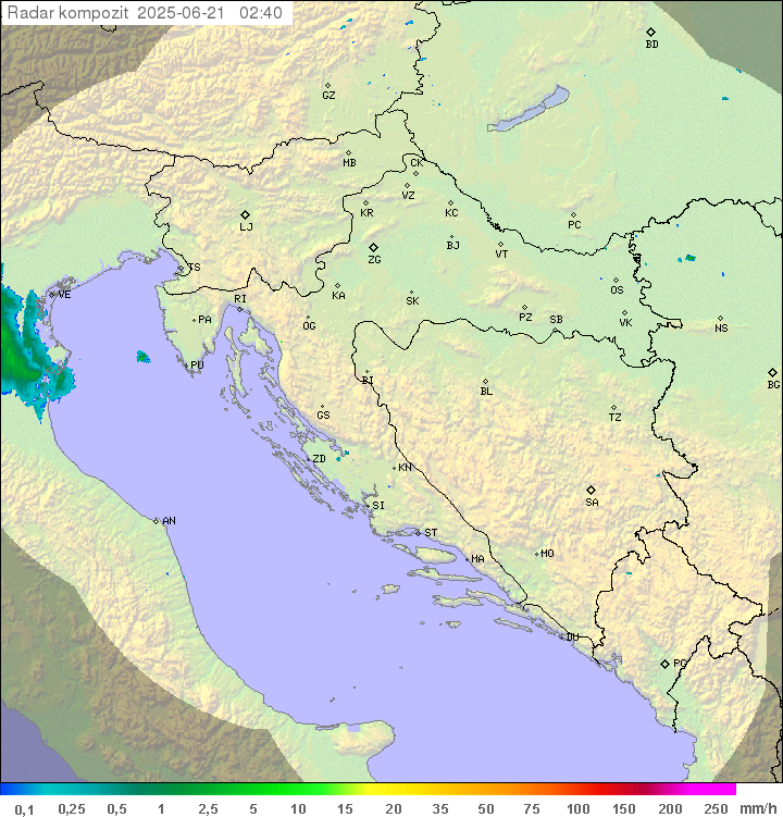Padavine Hrvaška