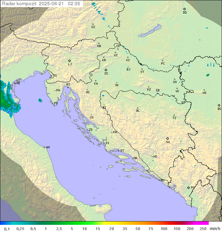 Padavine Hrvaška