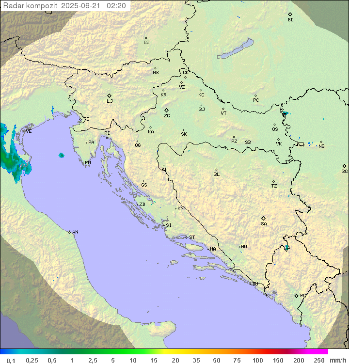 Padavine Hrvaška