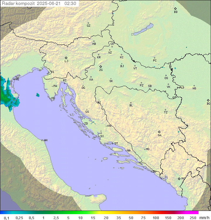 Padavine Hrvaška
