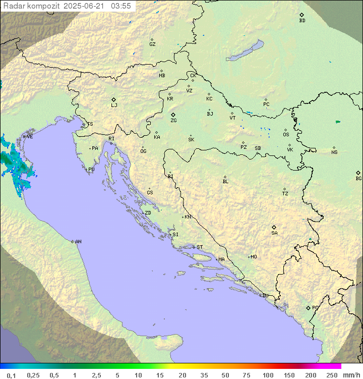Padavine Hrvaška