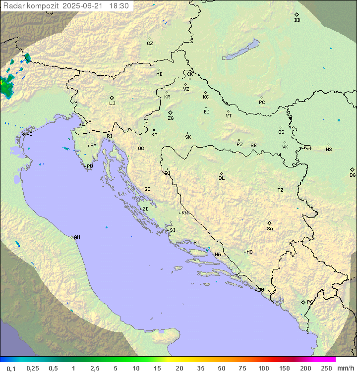 Padavine Hrvaška