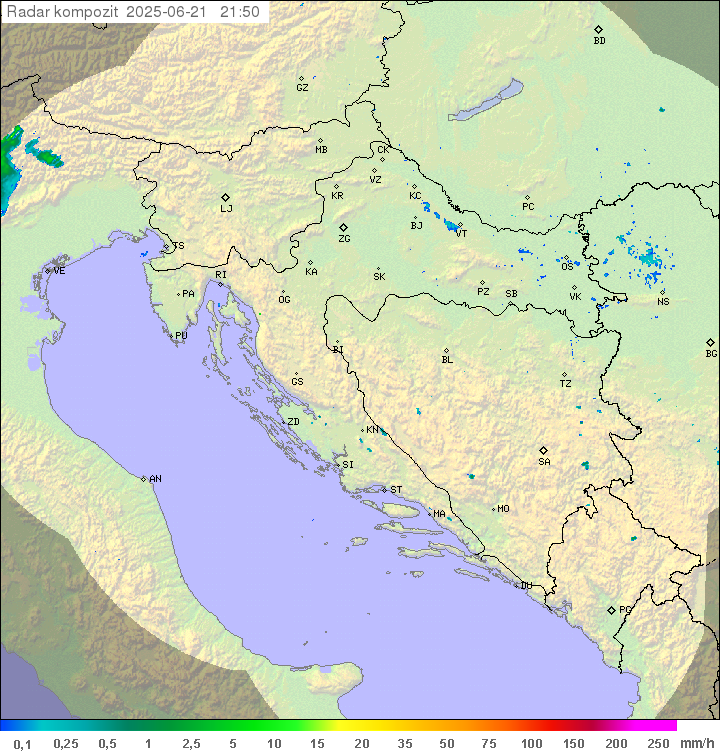 Padavine Hrvaška