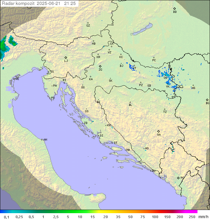Padavine Hrvaška