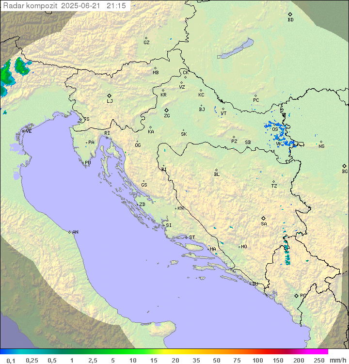 Padavine Hrvaška