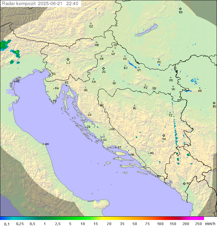 Padavine Hrvaška