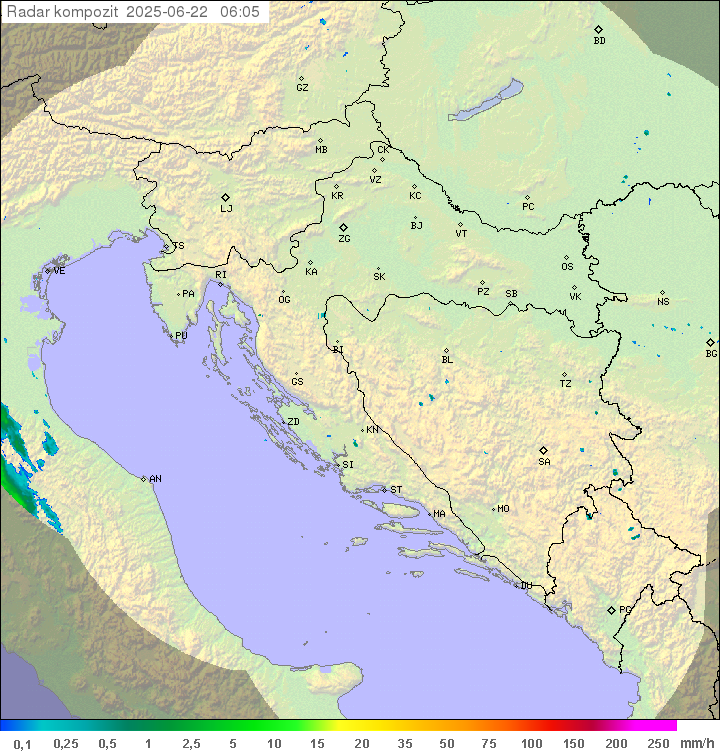 Padavine Hrvaška