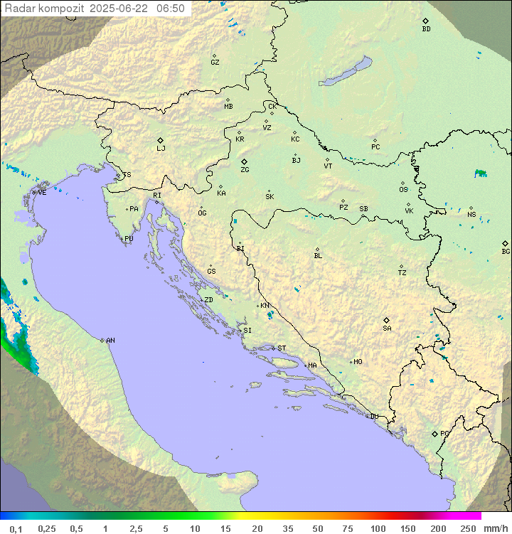 Padavine Hrvaška