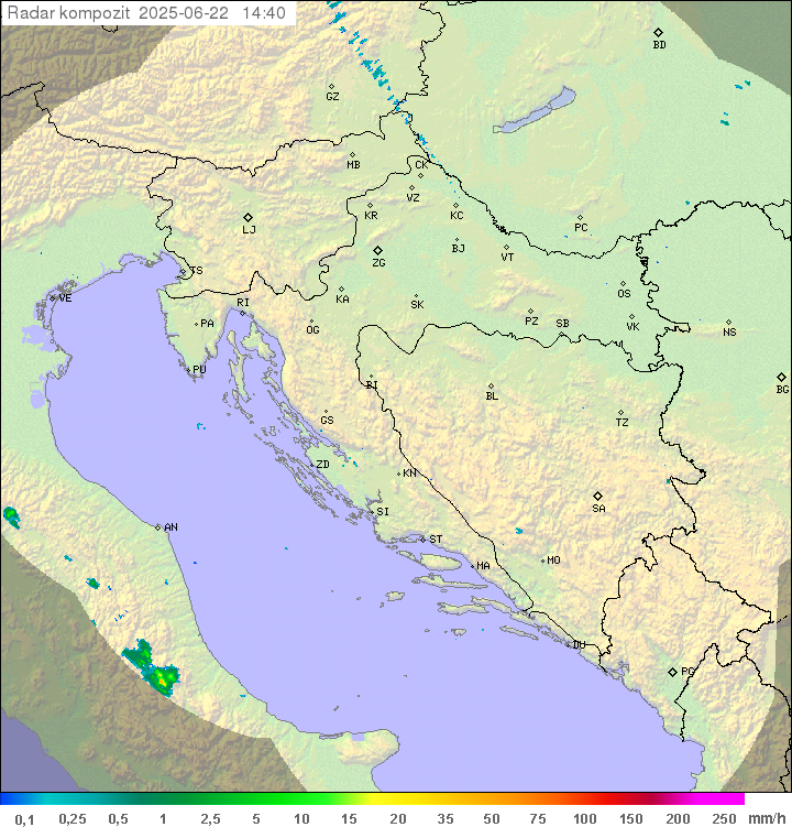 Padavine Hrvaška