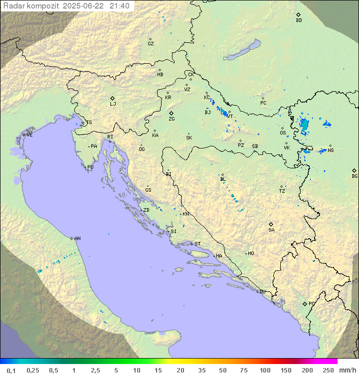 Padavine Hrvaška