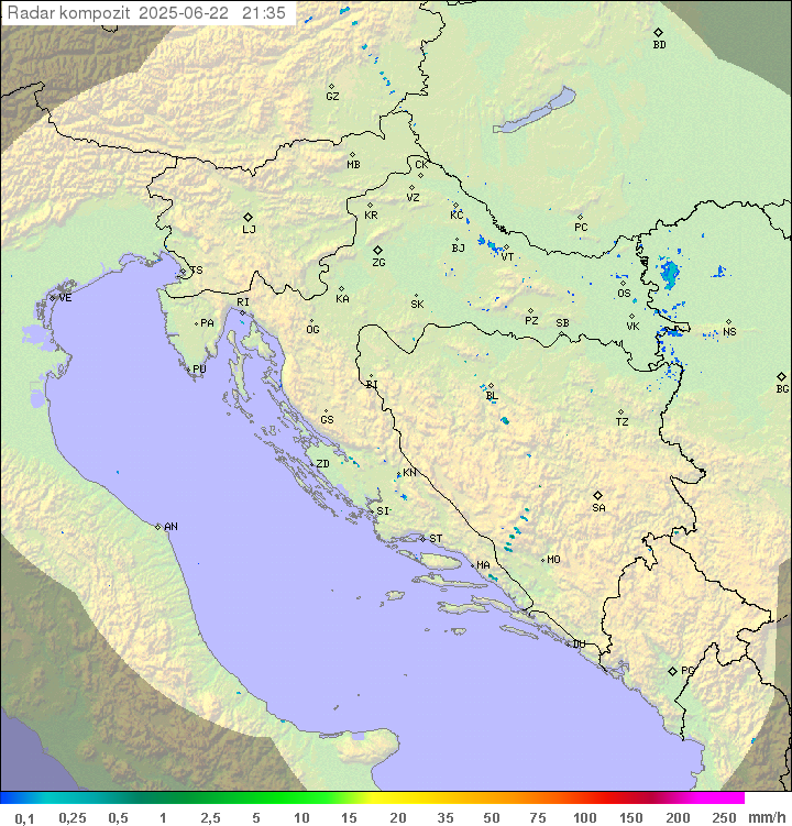 Padavine Hrvaška