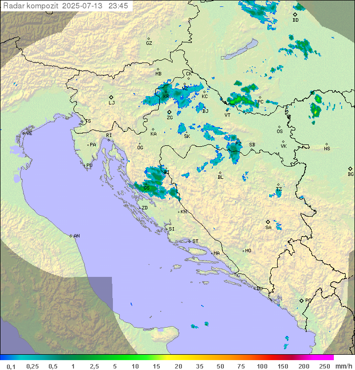 Padavine Hrvaška