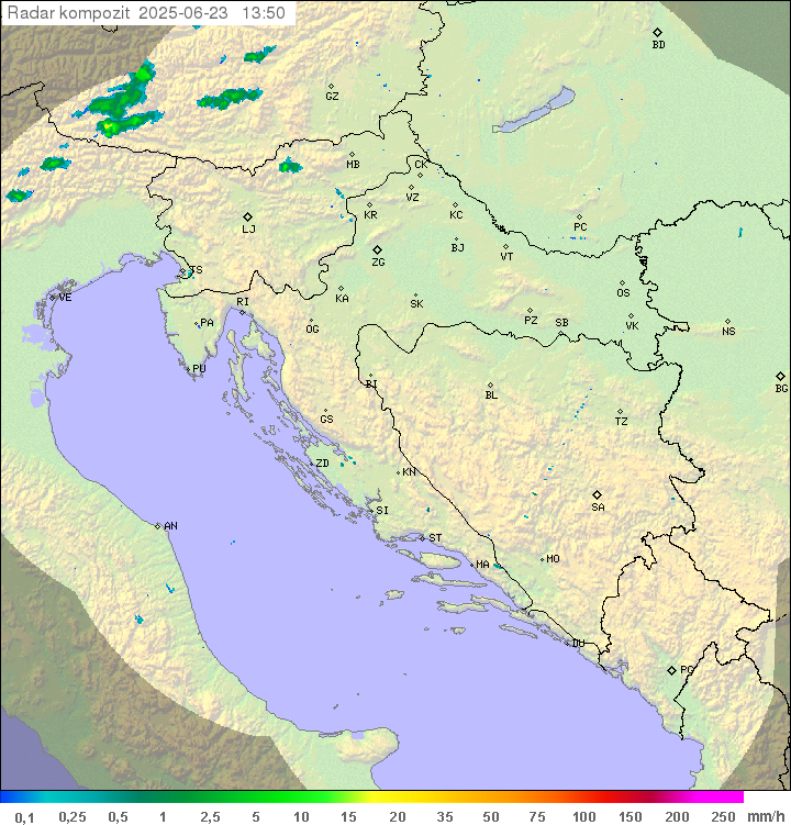 Padavine Hrvaška
