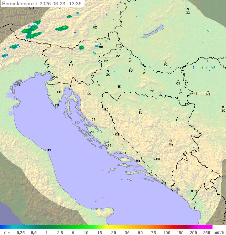 Padavine Hrvaška